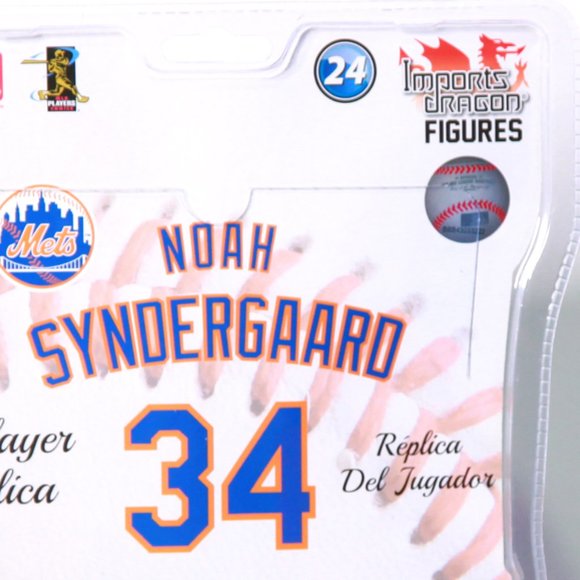 Noah Syndergaard 6" Baseball Figurine by Import Dragons Sealed - All Star - Picture 5 of 6